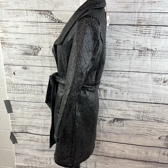 Weatherproof Vintage Women's Long Wrap Jacket w/ Belt size Small Career Church - Picture 12 of 15